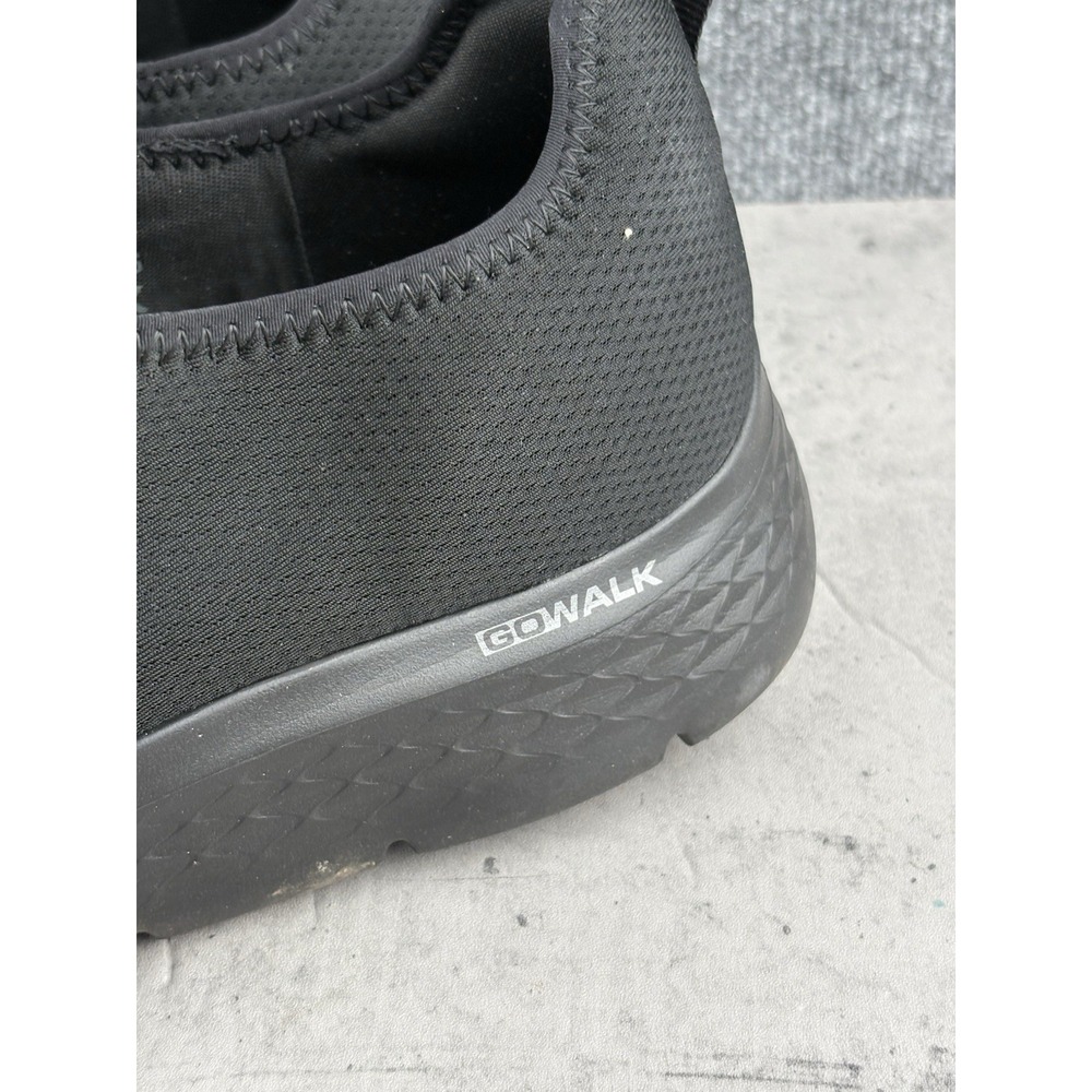 Skechers Men's Go Walk Slip In Sneaker Size 16 Black Comfort Memory Foam - Picture 3 of 7